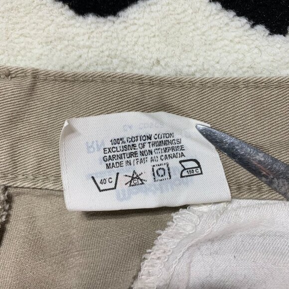 Vintage 90s Denver Hayes Khaki Tan Flat Front Chinos - Picture 7 of 15